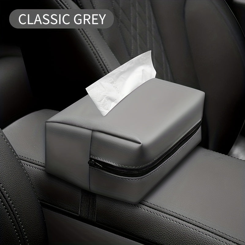 Car Tissue Box Seat Back Napkin Bag Armrest Box