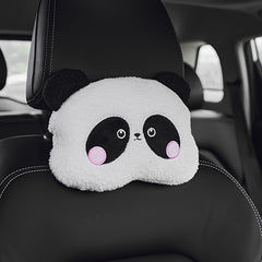 Car Headrest Waist Support Cartoon Car Neck Pillow Car Panda Car Accessories