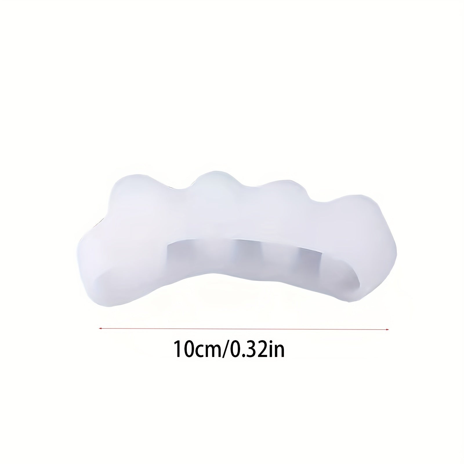 2pcs Silicone Toe Separators Toe Stretchers Hammer Toe Corrector