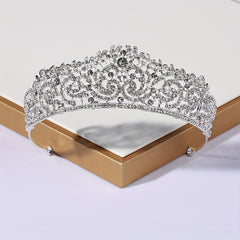 Rhinestone Crown Greek Goddess Style Crown Jewelry Headband