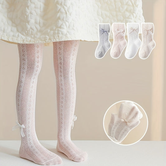 Girls Thin Mesh Breathable Pantyhose Stockings Anti-mosquito Leggings