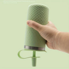 15Oz Silicone Handheld Drinking Kettle Leakproof Straw Water Cup