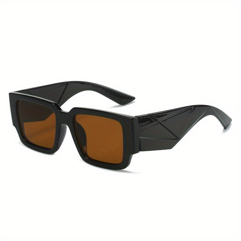 Y2K Square Sunglasses HipHop Block Anti Glare UV400