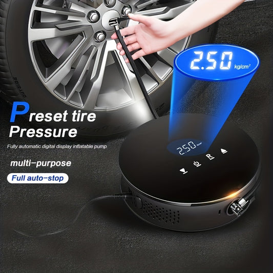 Portable 12V Air Pump Car Mount Inflatable Pump
