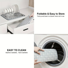 Stylish Microfiber Dish Drying Mat