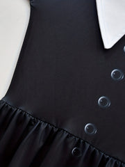 Cartoon Skull Halloween Costume Dress for Girls