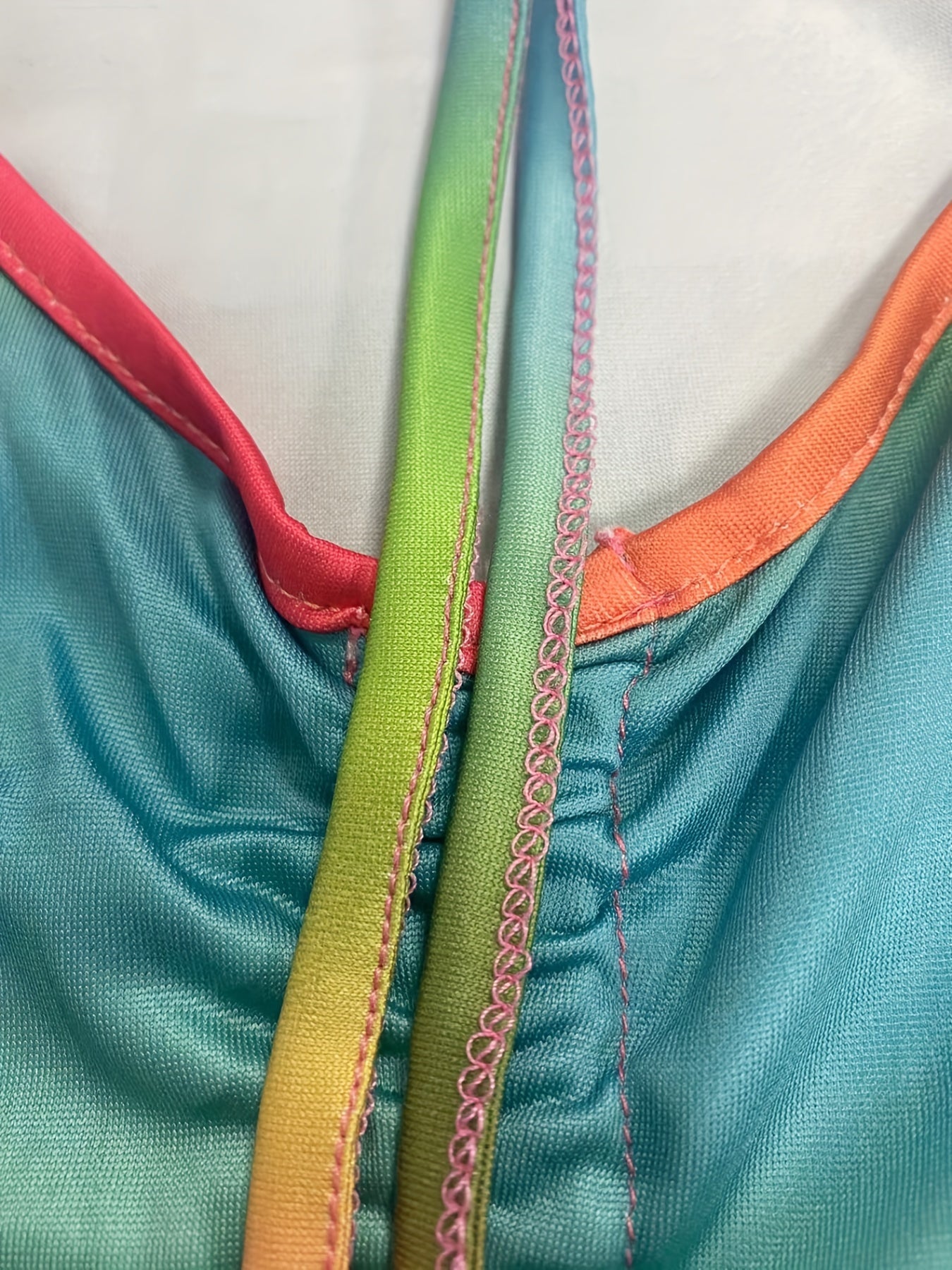 Women's Plus Colorblock Ombre Tank Dress