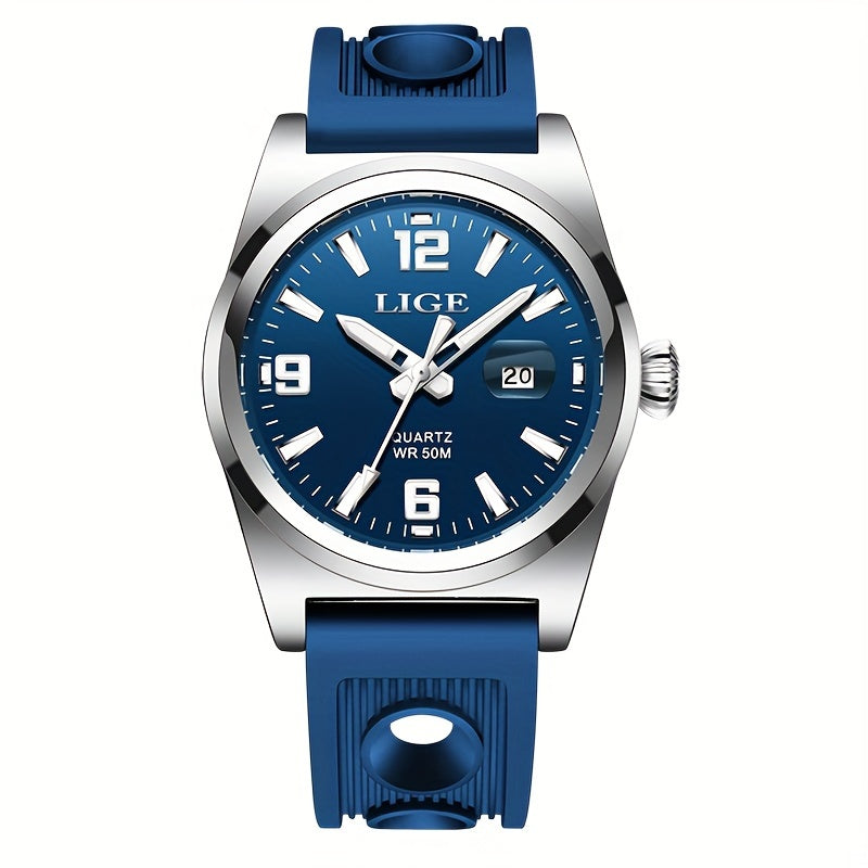 Women's Waterproof Luminous Date Wristwatch