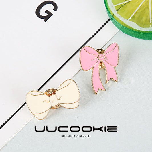 Girls Cartoon Bow Pin Decorative Accessories For Scarf Sweater