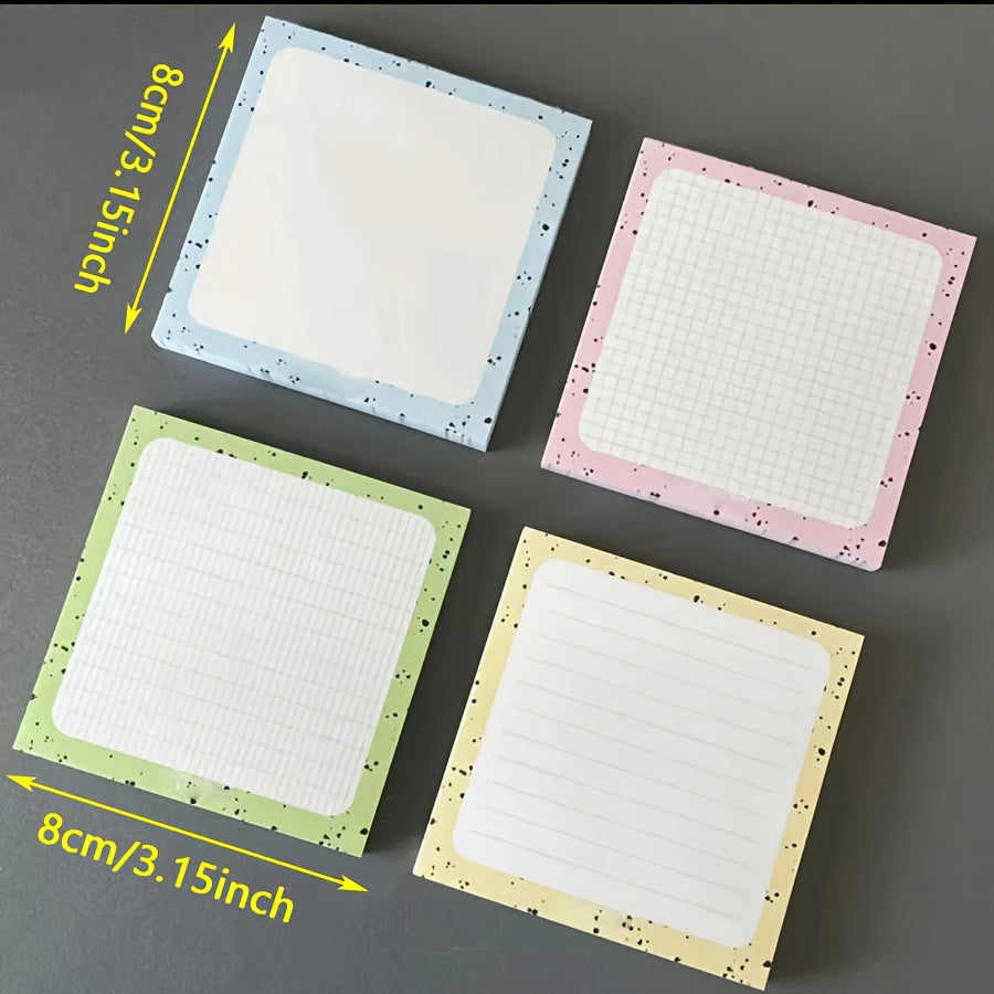 1Pc 50 Sheets Sticky Notepad Green Sticky Notes In Notebook Memo Pad