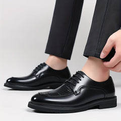 Men's Lace-Up Derby Shoes for Office Business Formal Events