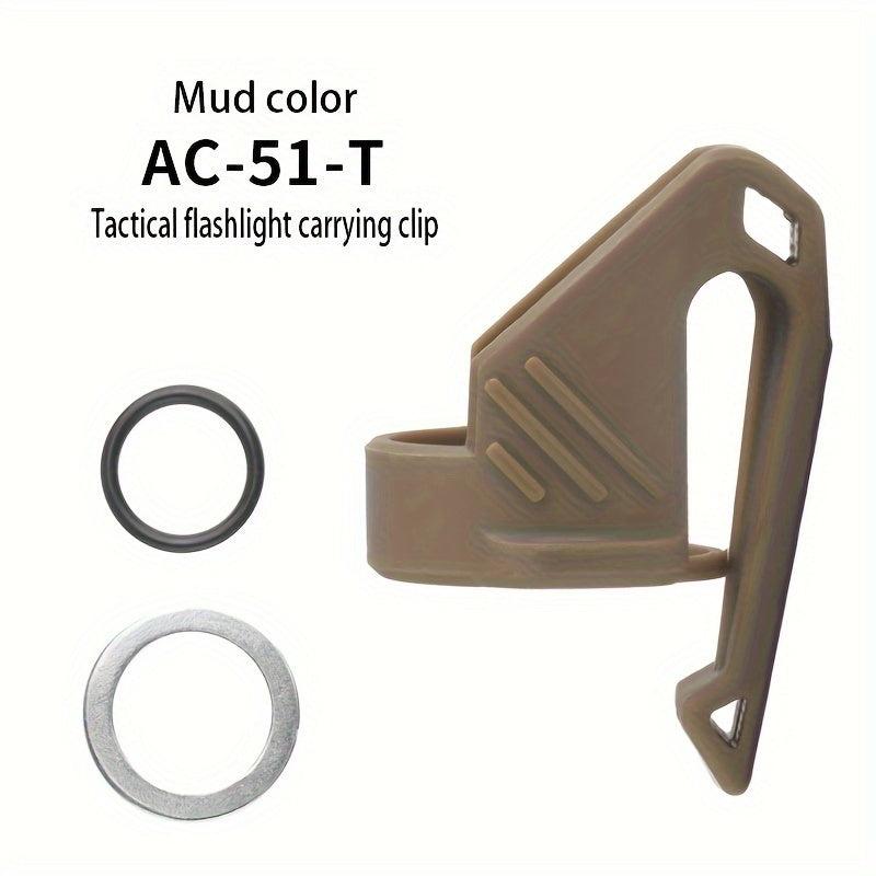 Flashlight Carry Clip - Convenient Accessory for Easy Transportation