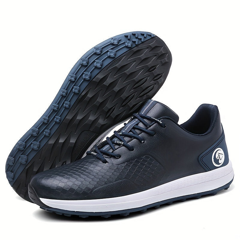 Men's Non Slip Golf Shoes Lace Sports Sneakers