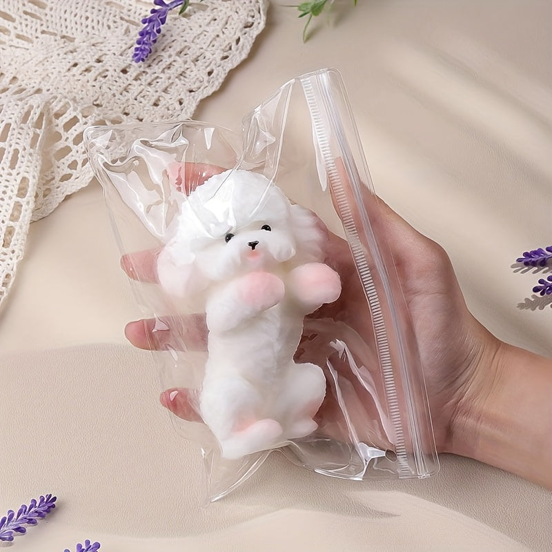 Large Teddy Fidget Toy with Realistic Hair - Comfortable Feel