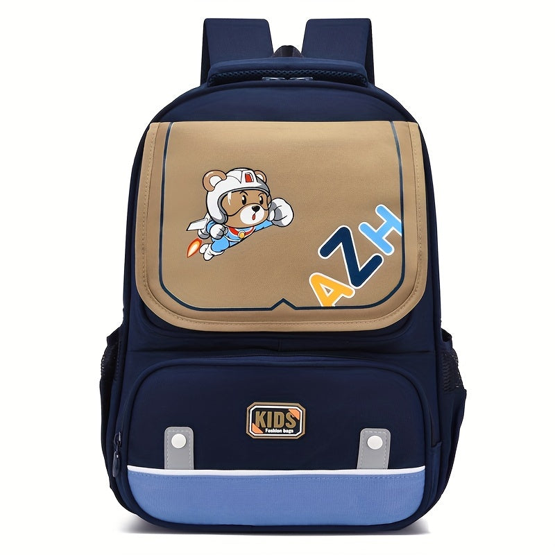 Kids Cartoon Schoolbag - Large Capacity Backpack