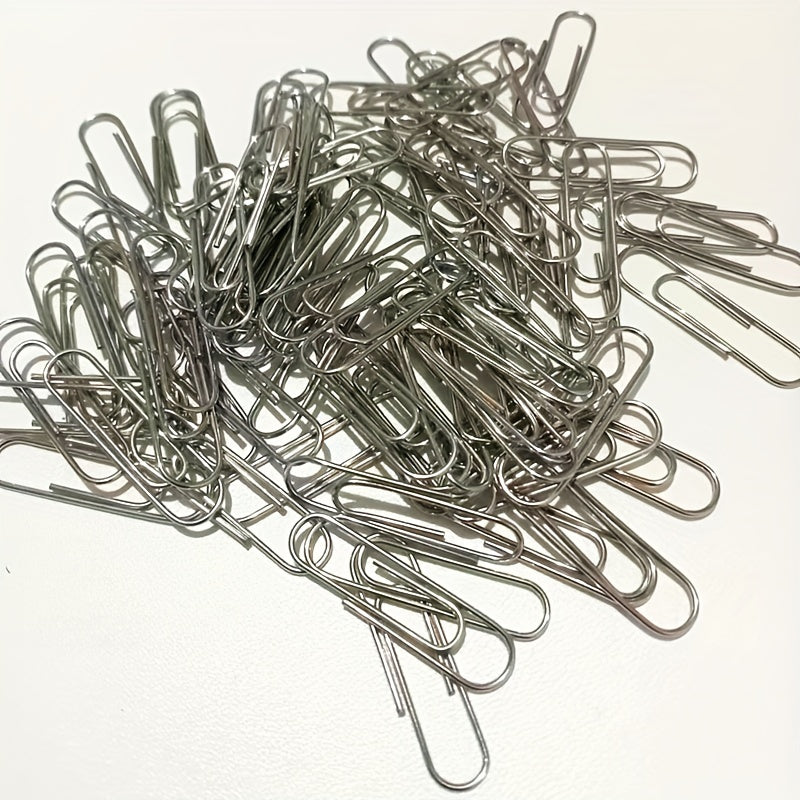 80pcs No 3 Metal Paper Clip Stationery