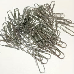 80pcs No 3 Metal Paper Clip Stationery