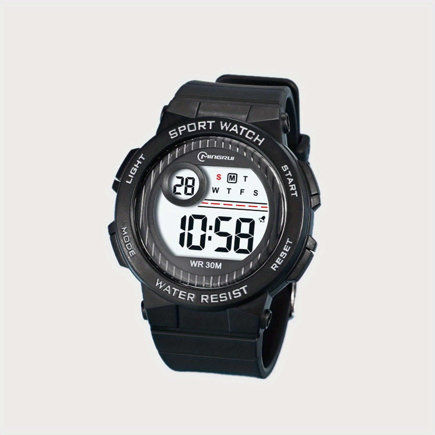 Electronic Watch Night Glow alarm Clock calendar stopwatch Functional