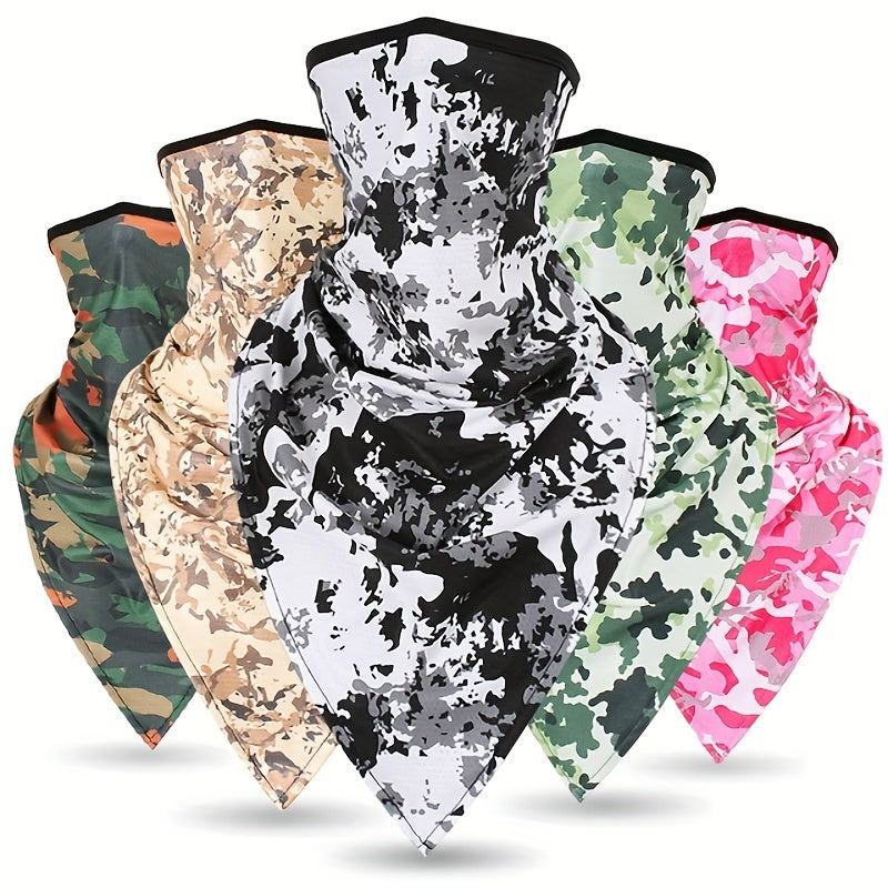 Colorful Camouflage Neck Gaiter Sunscreen Face Mask