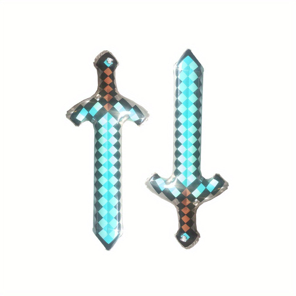 Inflatable Toy Lattice Sword Halloween Party Game Activity