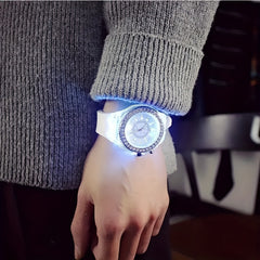 Silicone Luminous Electronic Watch for Students