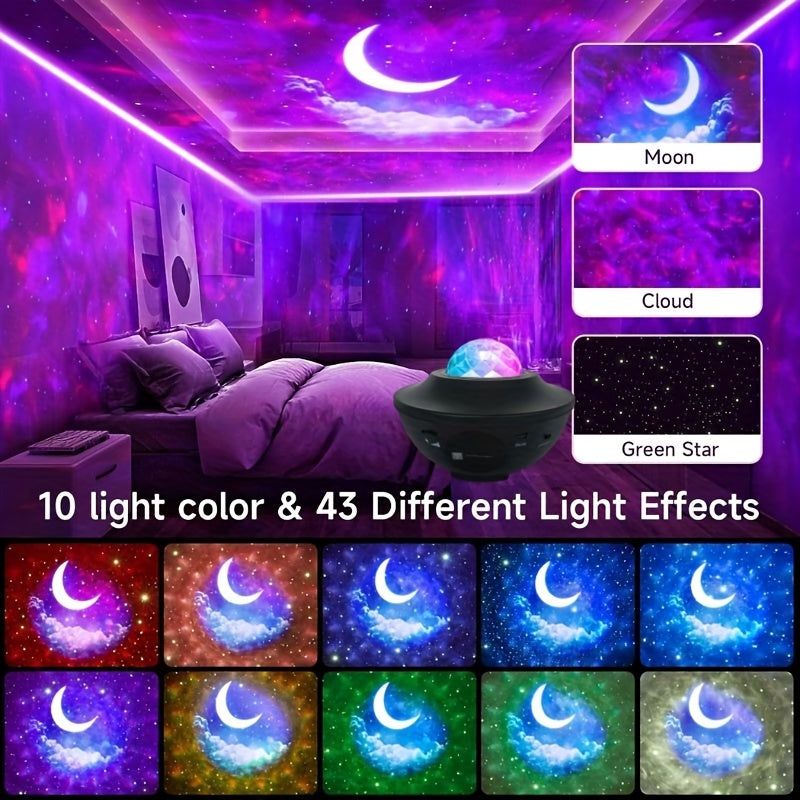Galaxy Projector Lights with Music Speaker & Remote Control