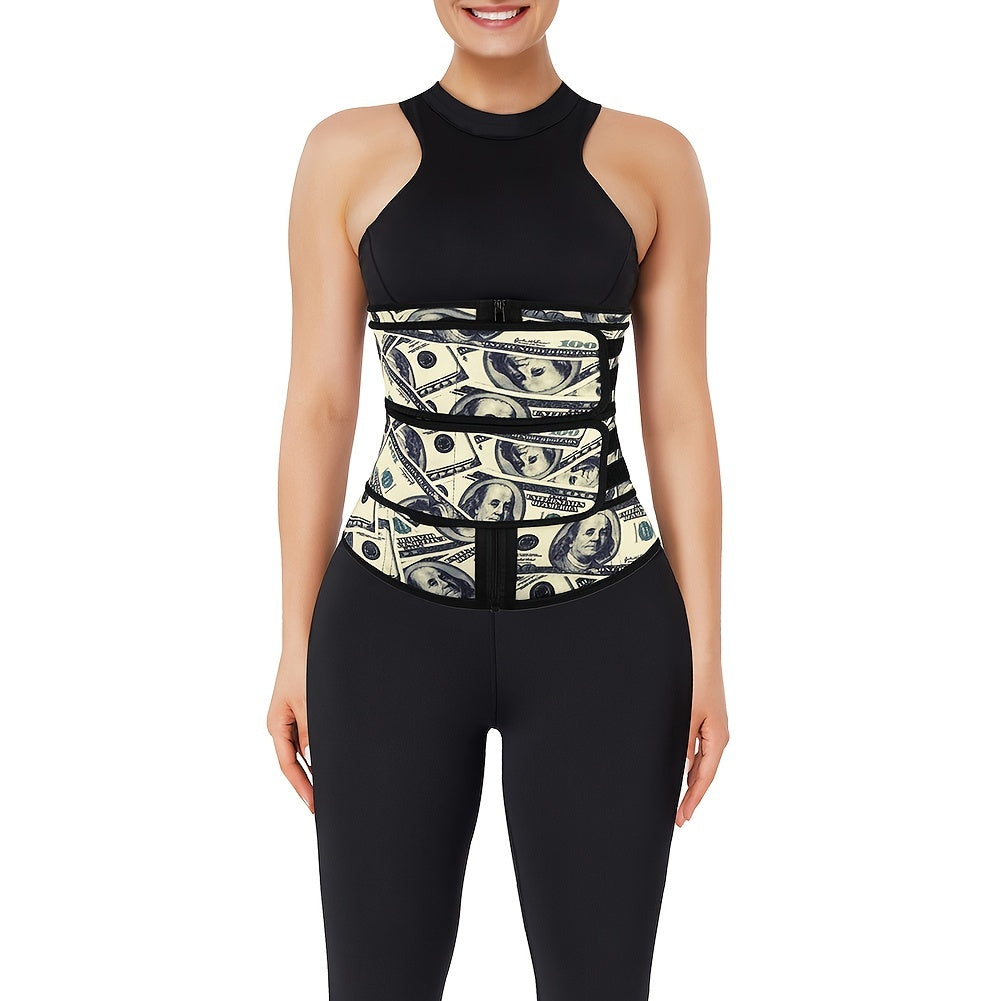 Waist Trainer Tummy Wrap Zipper Tummy Control Slim Girdle Belt