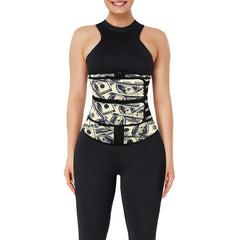 Waist Trainer Tummy Wrap Zipper Tummy Control Slim Girdle Belt