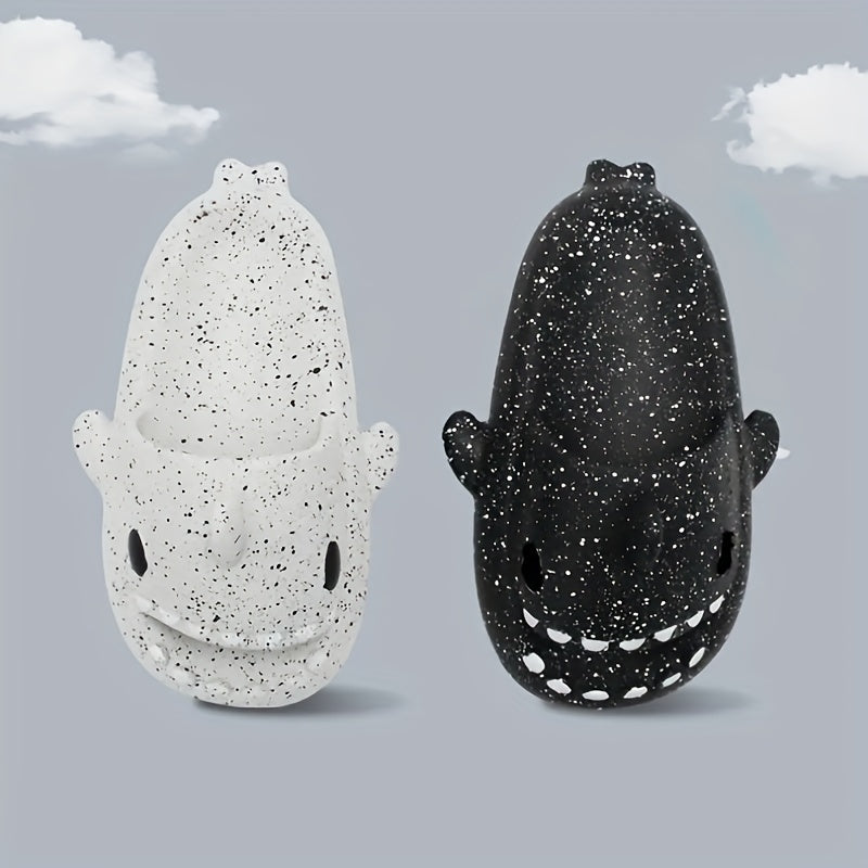 Adorable Shark Non Slip Platform Slides Soft Sole Cloud Slides