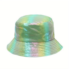 Colorful Reflective Sunshade Bucket Hat for Shopping