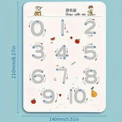 Reusable Magic Practice Copybook Set for Brain Development