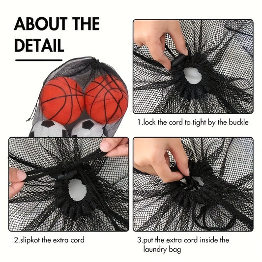 Large Capacity Football Storage Bag with Pockets