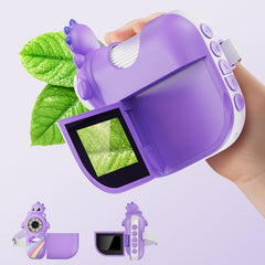 RIVGOT Kids Microscope 1000X Handheld with 8 Lights