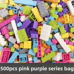 500pcs Building Blocks Set ABS Plastic Educational Bricks Ideal Gift