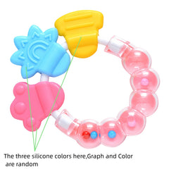 Baby Silicone Teether Rattle - Perfect for Music & Molar Development