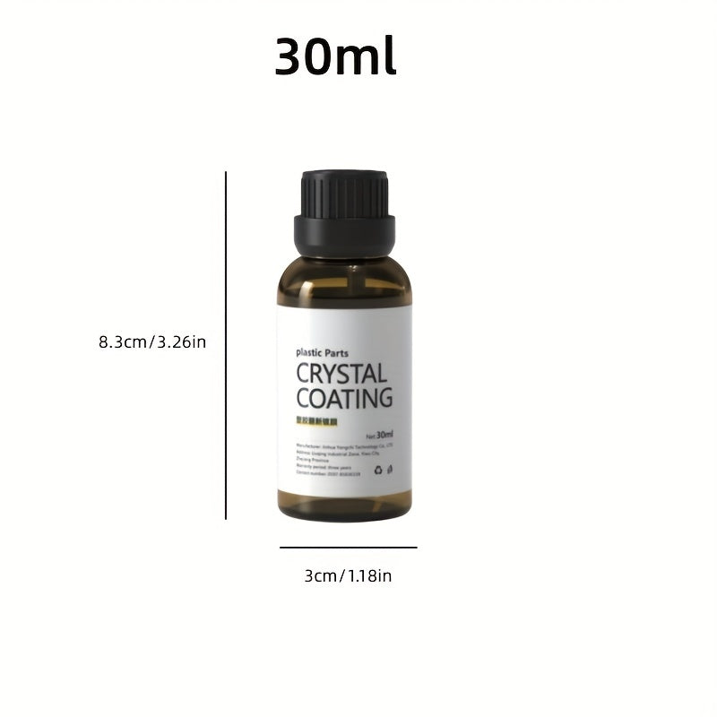 Car Interior Plastic Parts Refurbishment Kit - Cleaner & Repair Agent