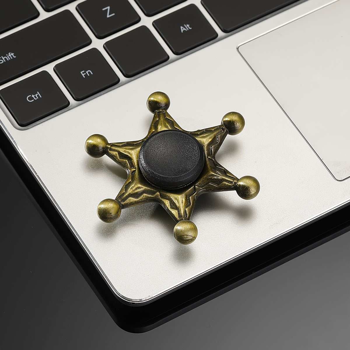 Bronze Metal Finger Spinner Adult Decompression Toy
