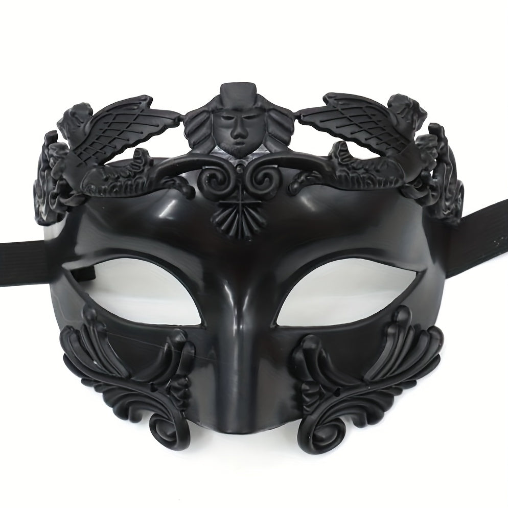 Men's Egyptian Warrior Half Face Mask Masquerade Halloween