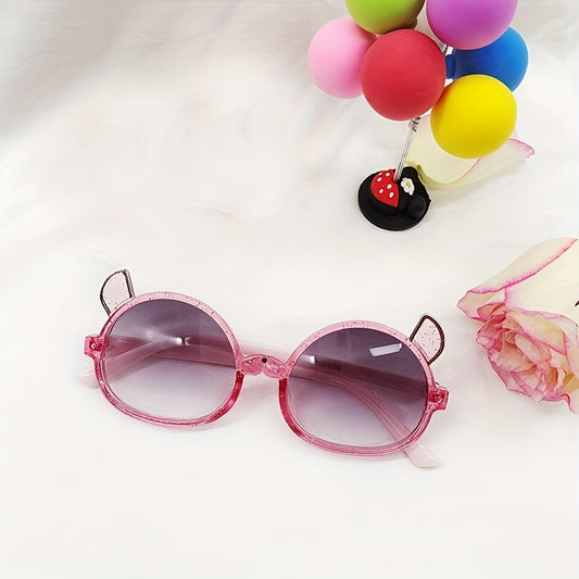 Cartoon Kitten Sunglasses for Kids, Sun Protection Accessory