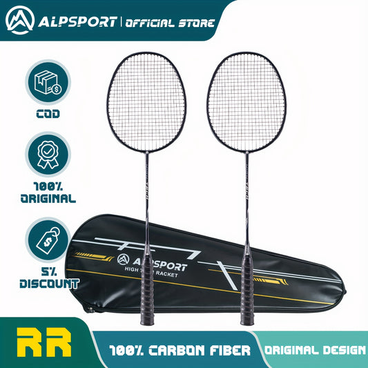 ALP RR 2pcs Badminton Rackets With Bag for Beginner Training