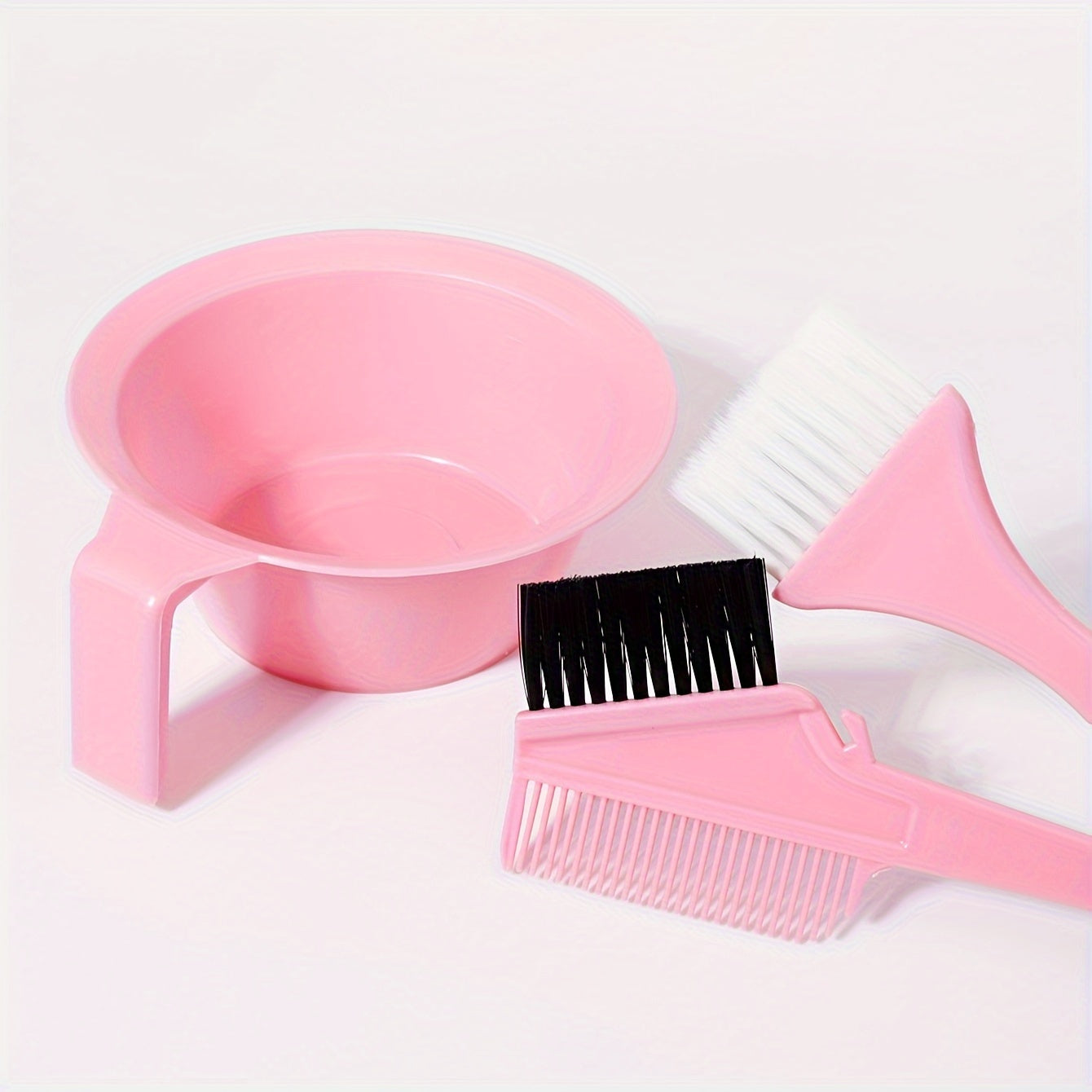 3pcs Hair Dye Kit Brush Bowl & Applicator for Salon Use