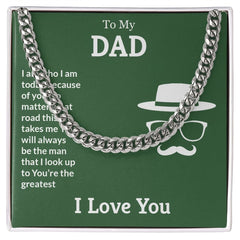 Titanium Steel Necklace For Dad Father's Day Gift