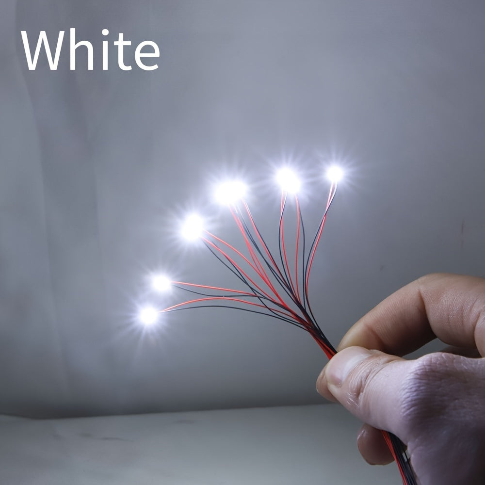 DIY Wire Patch LED Lamp for Model Building Sand Table Small Light Bulb