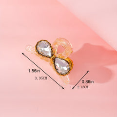 Crystal Hair Claw Transparent Shark Claw Ponytail Holder Hair Accessories
