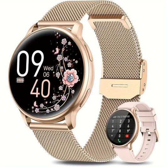 IP68 Waterproof Women's Smartwatch with Health Monitoring