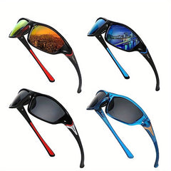 4 Pairs Men Polarized Sunglasses UV Protection Driving Glasses Sport