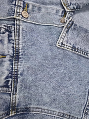 Baggy Denim Coat Oversized Long Sleeve Denim Jacket Women's Clothing