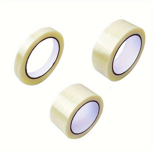 Striped Fiber Adhesive Tape Waterproof for Packaging and Floor