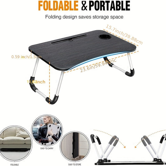 Foldable Study Table For Dorms Portable Computer Desk