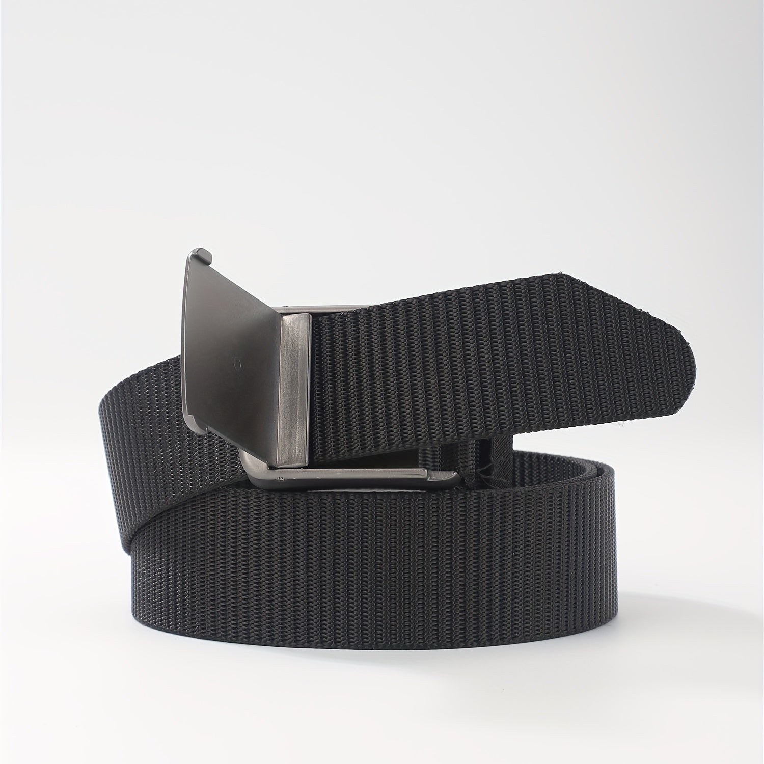Men's Outdoor Canvas Belt with Automatic Buckle